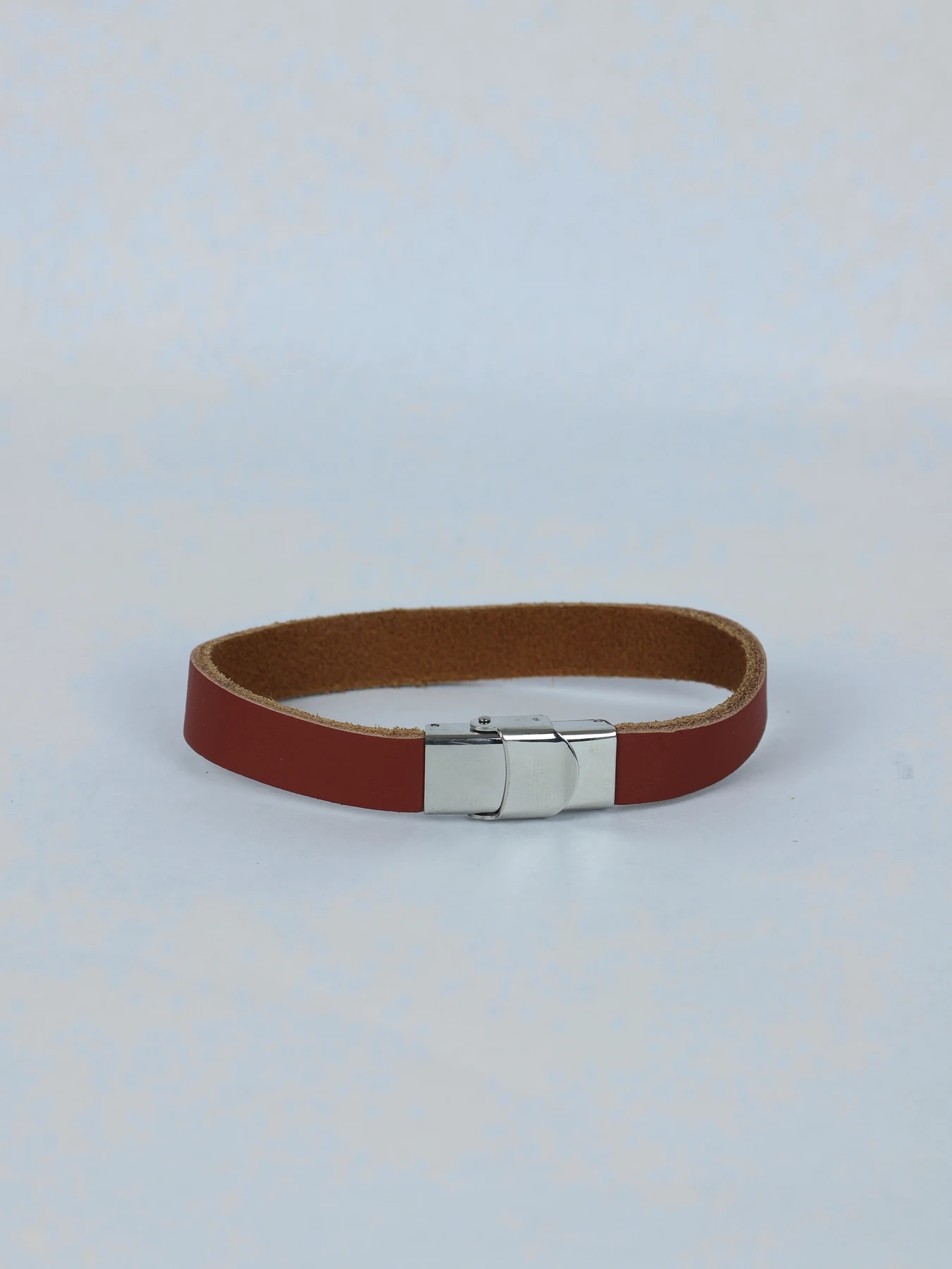 Pulsera de piel con acabado liso · Cuero · imagen 2
