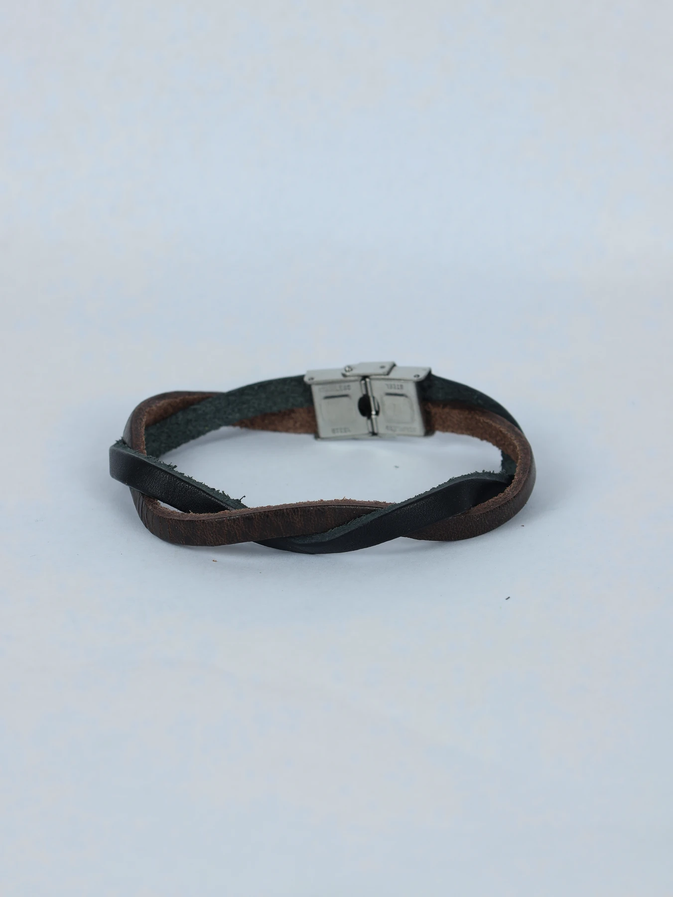 Pulsera trenzada · Negro/Marrón · imagen 1