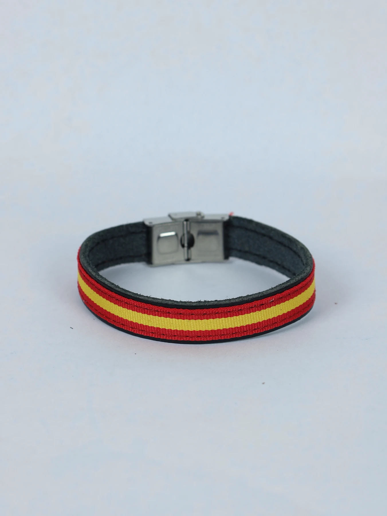 Llavero de piel bandera de España · Negro · imagen 1