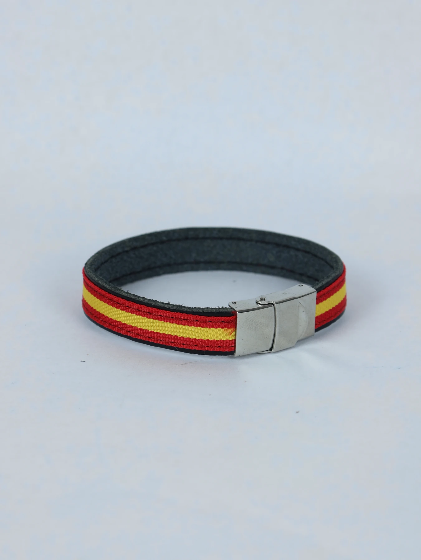 Llavero de piel bandera de España · Negro · imagen 2