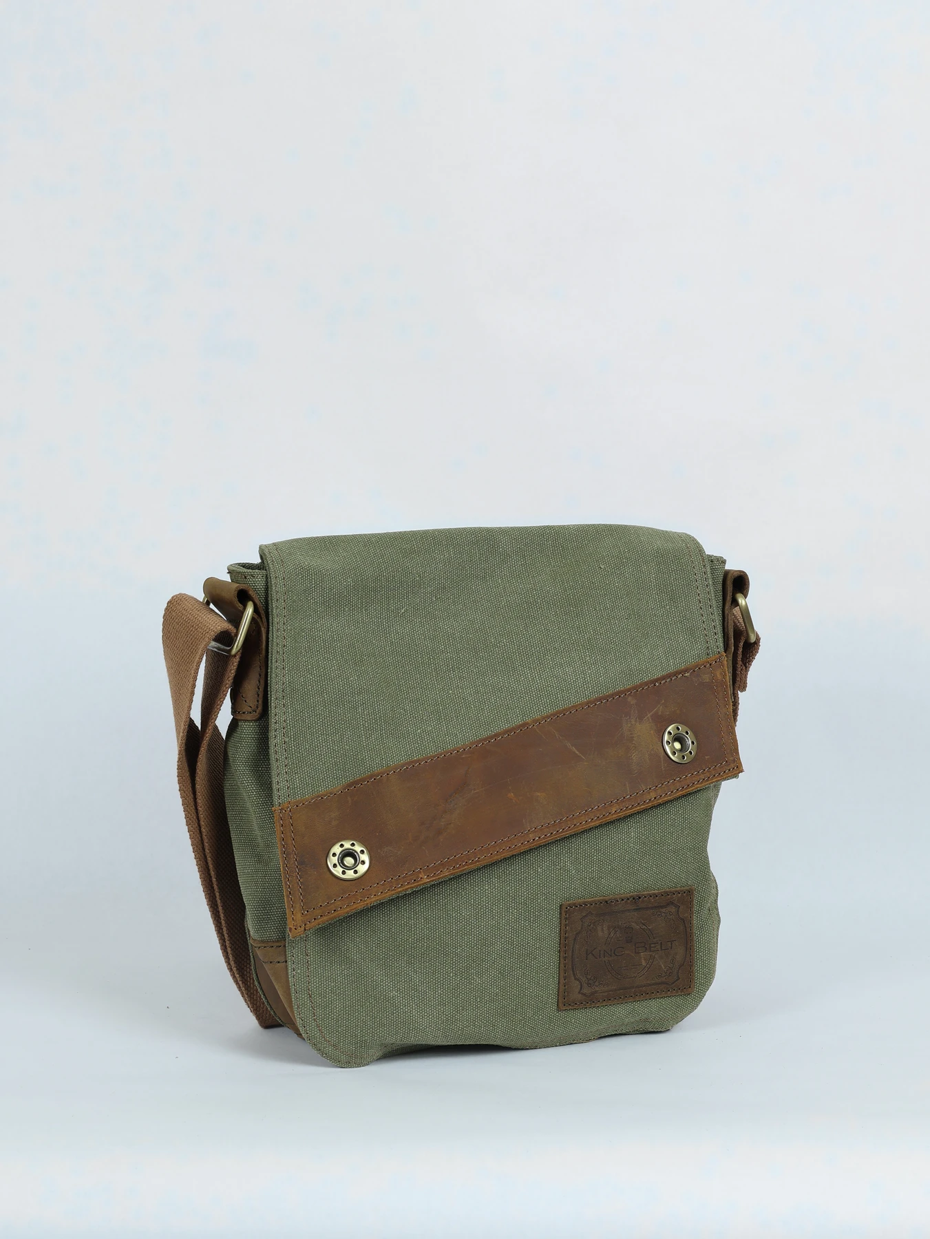 Bandolera unisex KingBelt · Kaki · imagen 1