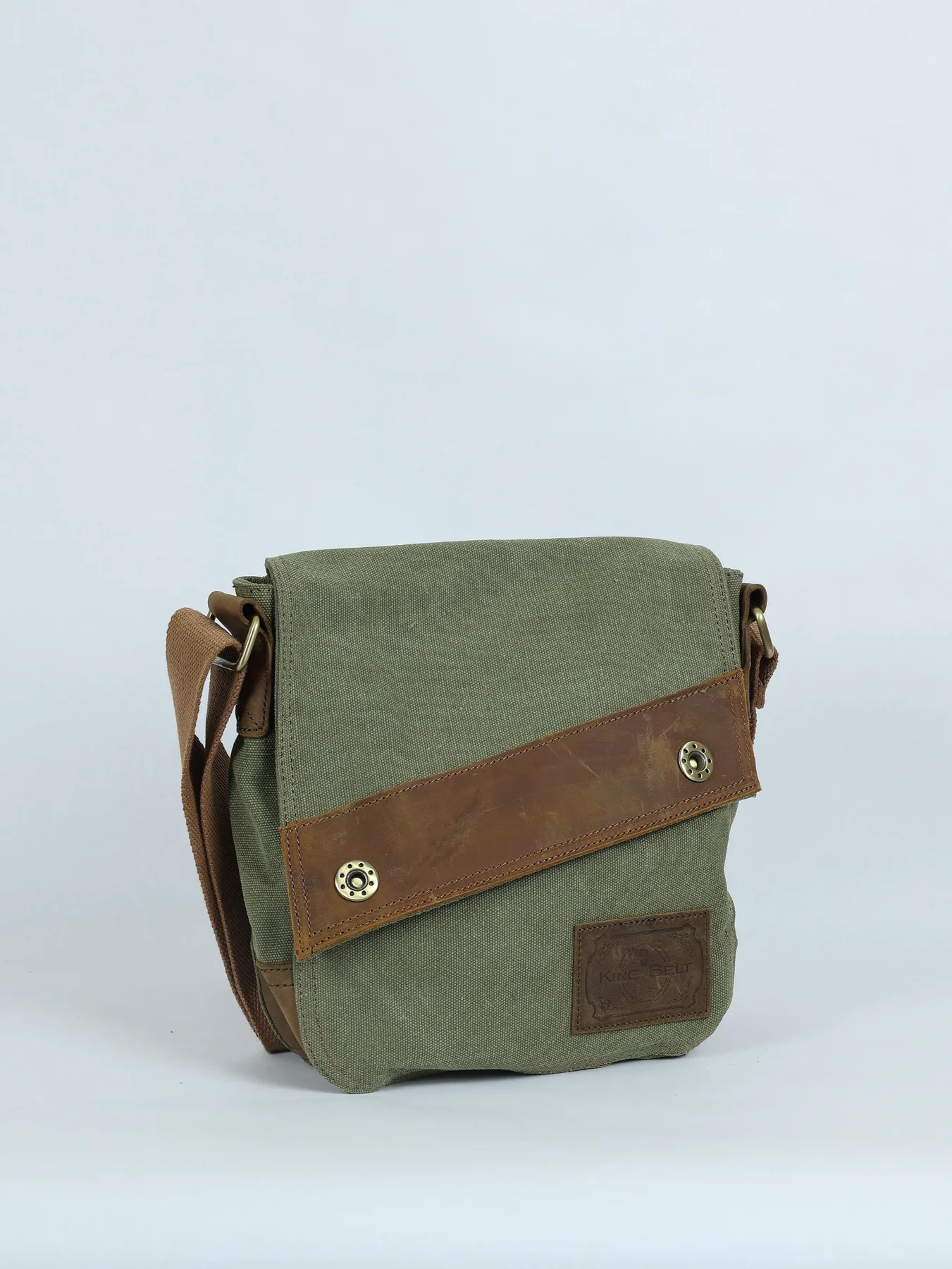 Bandolera unisex KingBelt · Kaki · imagen 1