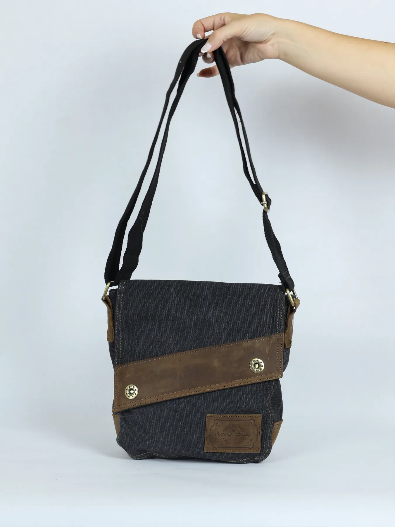Bandolera unisex KingBelt · Negro · imagen 2