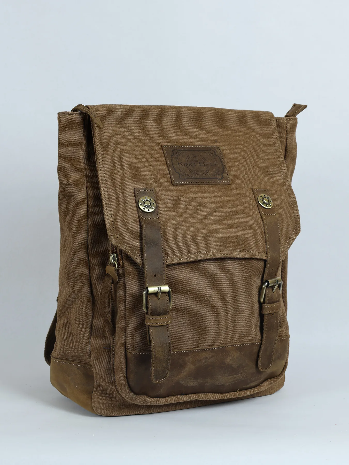 Bolso mochila unisex KingBelt · Marrón · imagen 2
