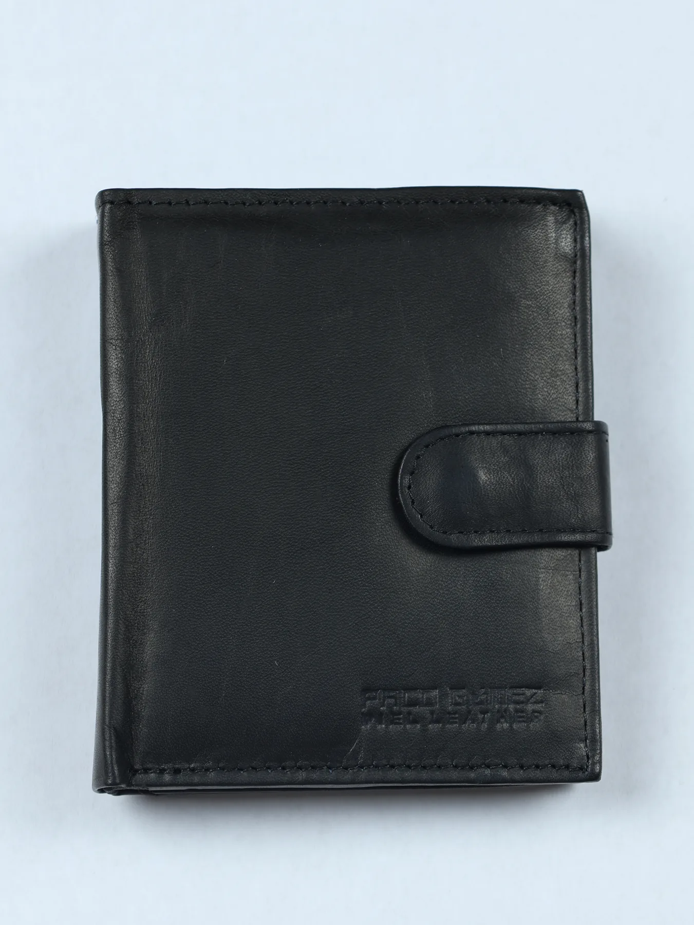Cartera básica de piel · Negro · imagen 1