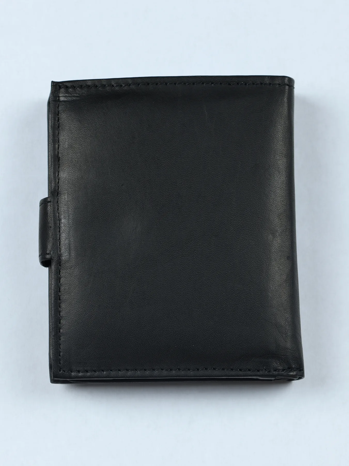 Cartera básica de piel · Negro · imagen 2
