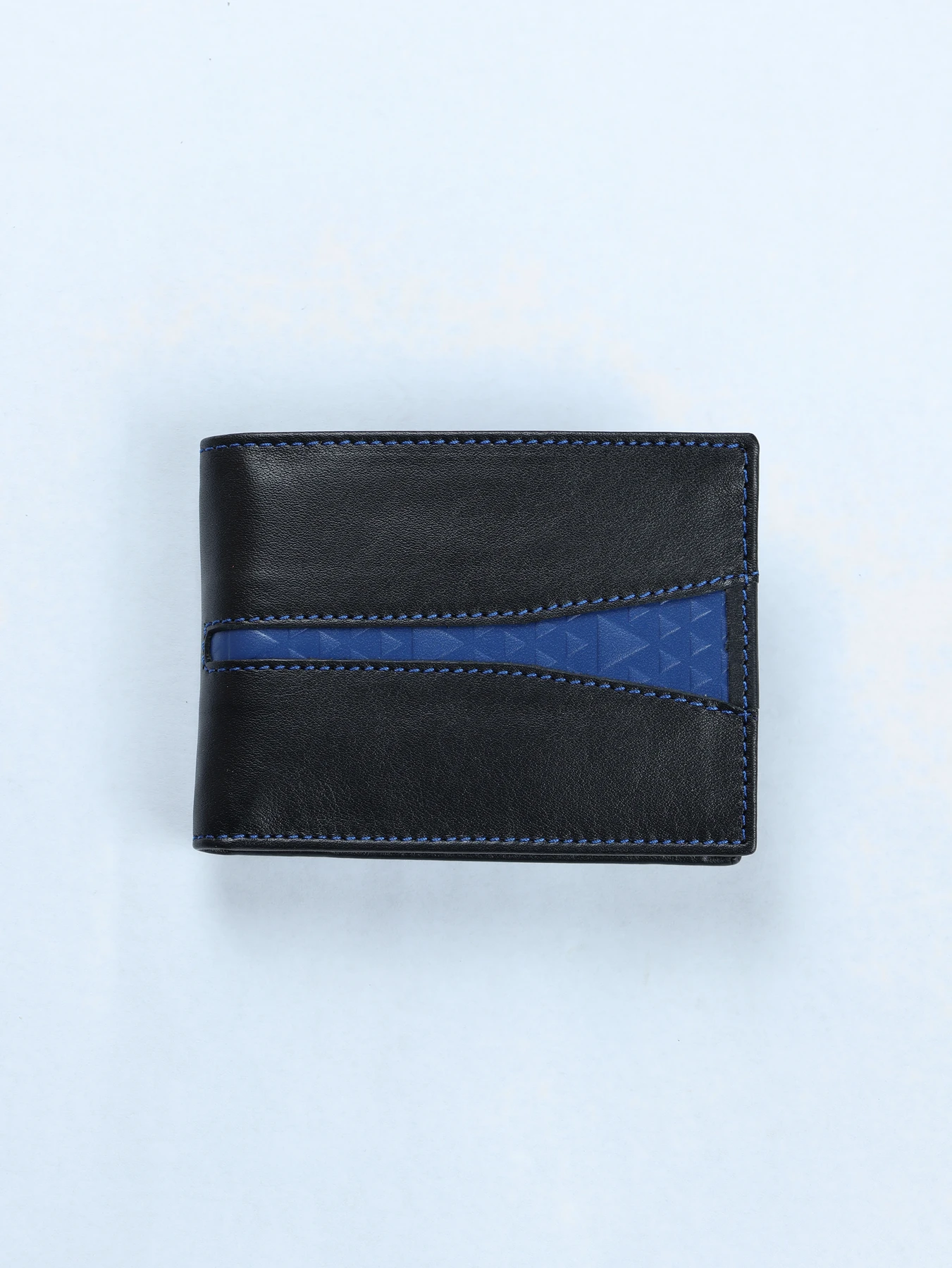 Cartera Estribo compacta · Negro-Azul · imagen 1