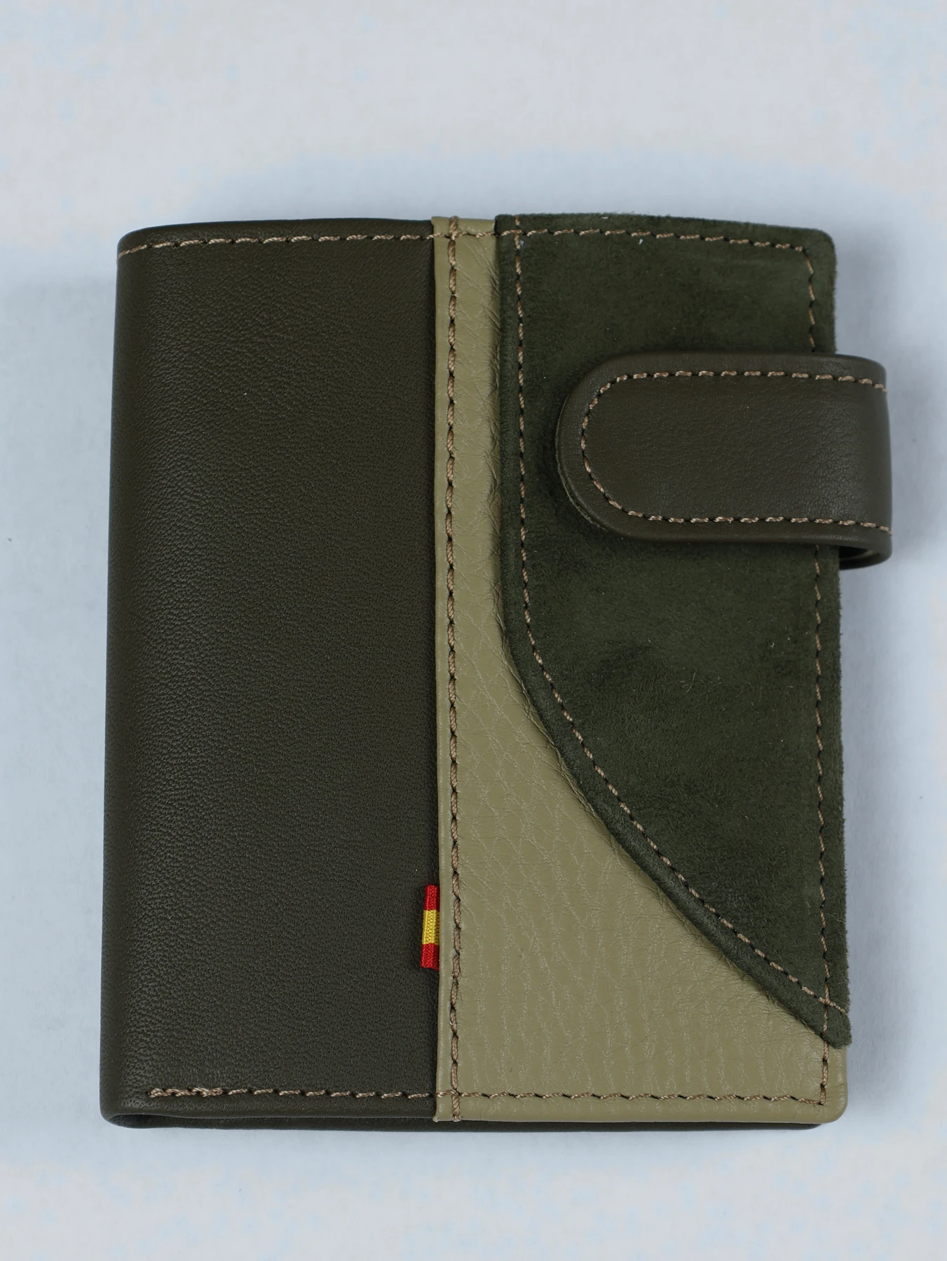 Cartera combinada bandera de España · Verde · imagen 1