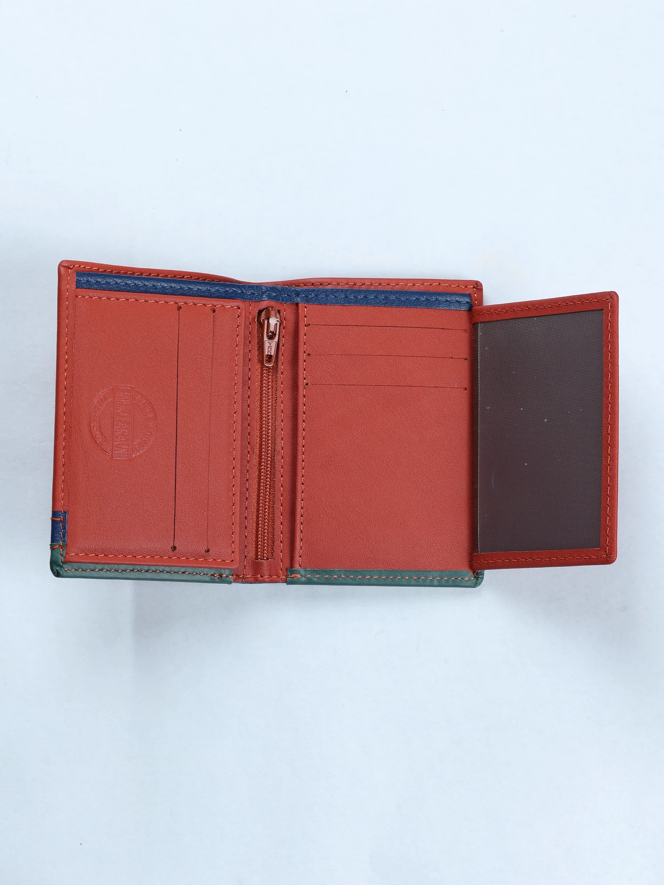 Cartera vertical tricolor · Caldera-Azul-Verde · imagen 3