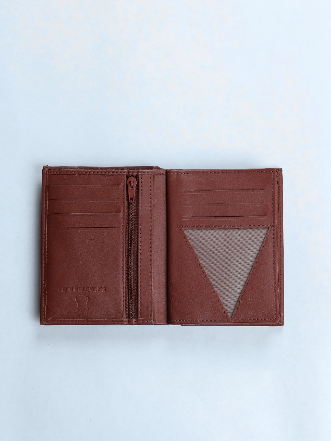 Cartera de piel con monedero · Cuero · imagen 2