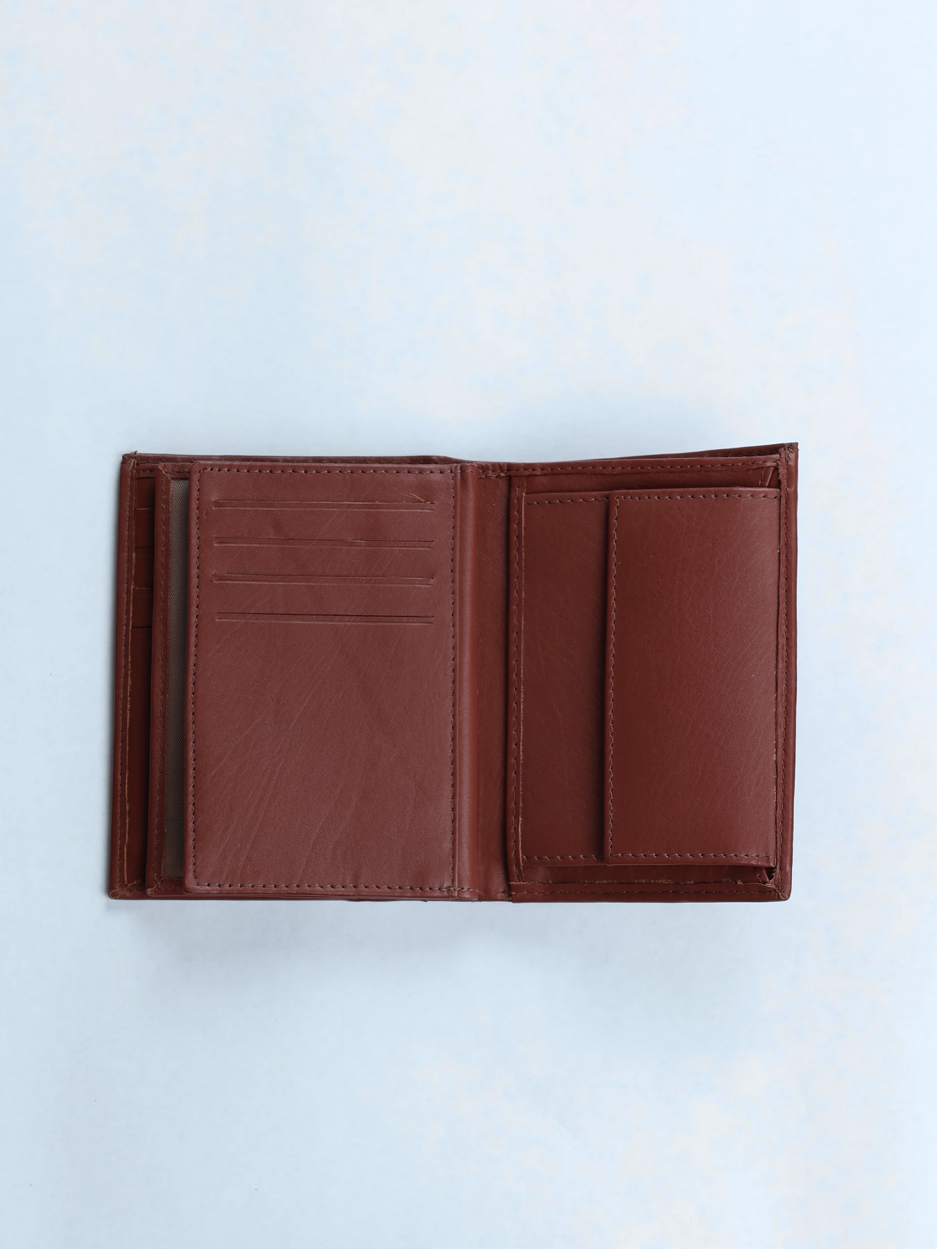 Cartera de piel con monedero · Cuero · imagen 3