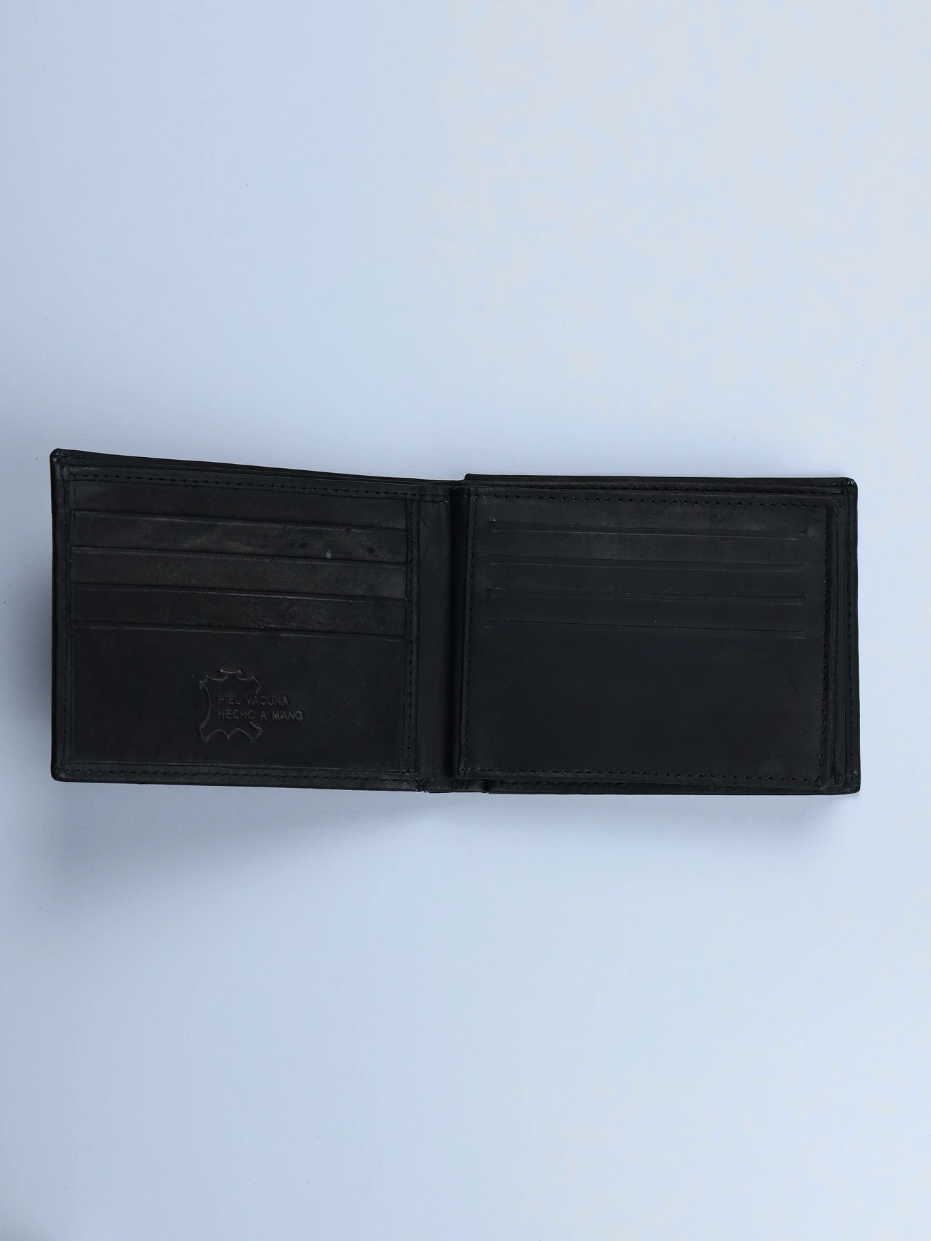 Cartera de piel horizontal · Negro · imagen 2