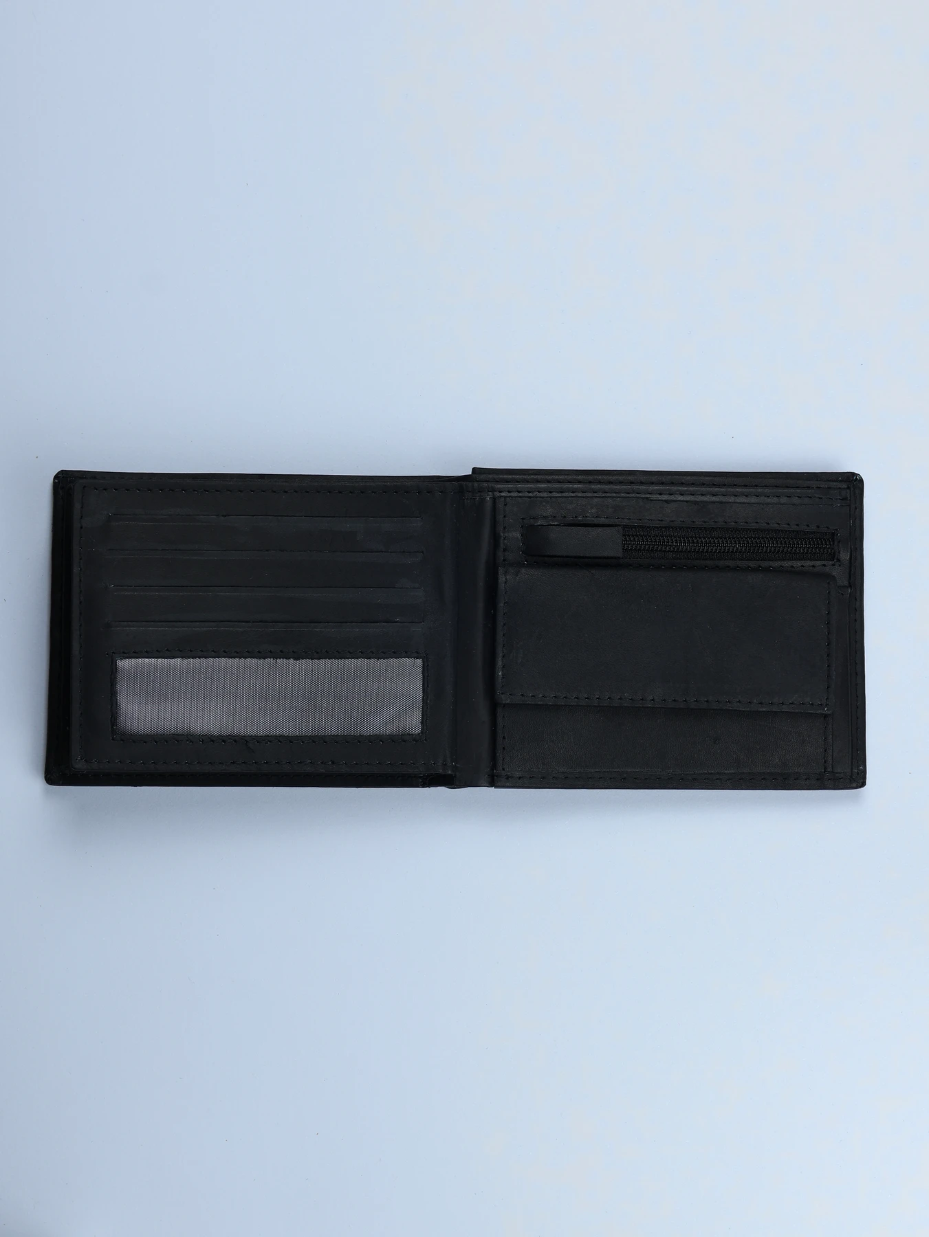 Cartera de piel horizontal · Negro · imagen 3