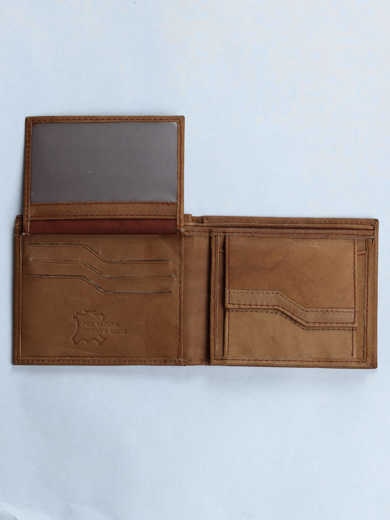 Cartera americana con monedero · Cuero · imagen 3