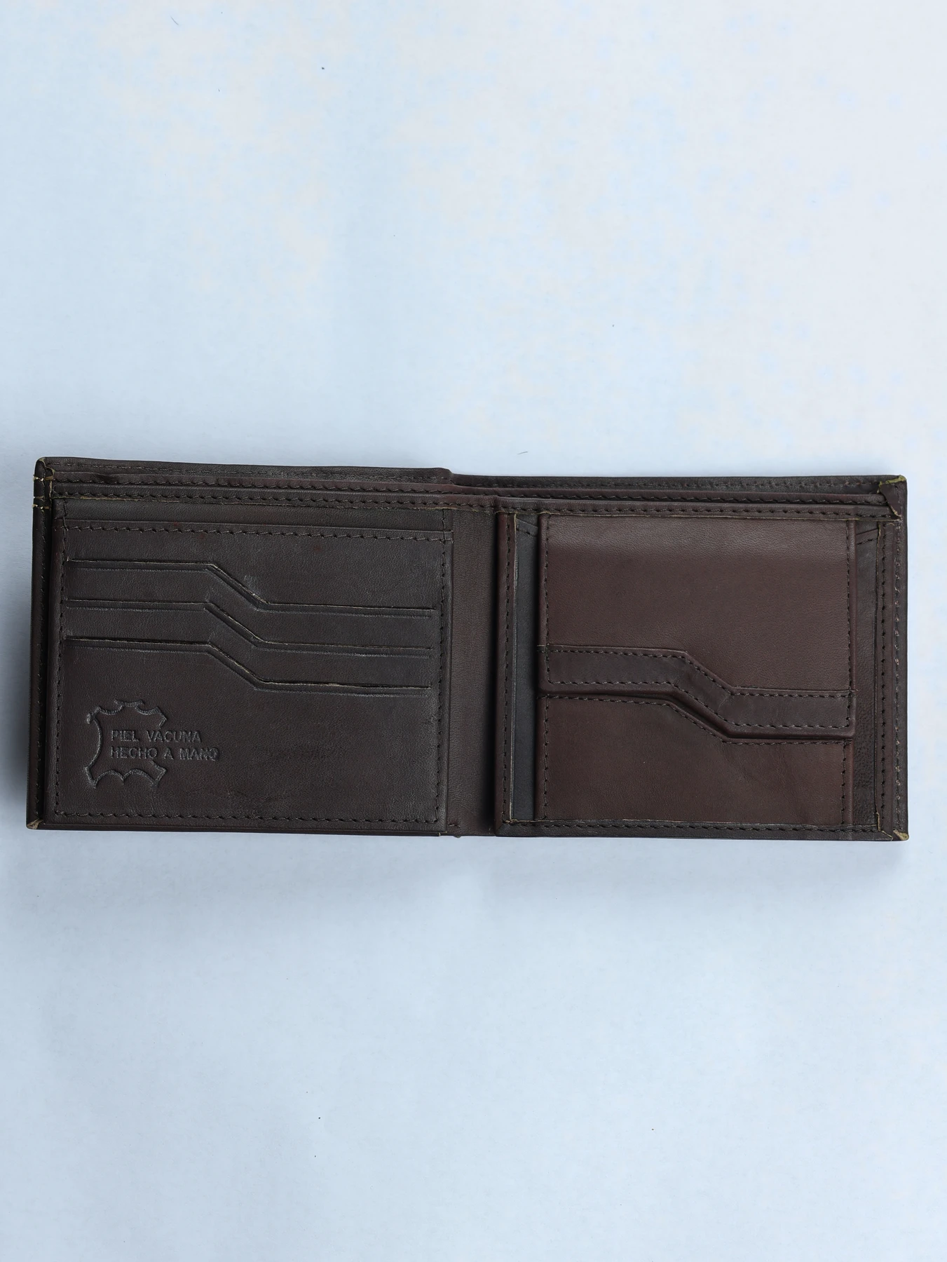 Cartera americana con monedero · Marrón · imagen 2