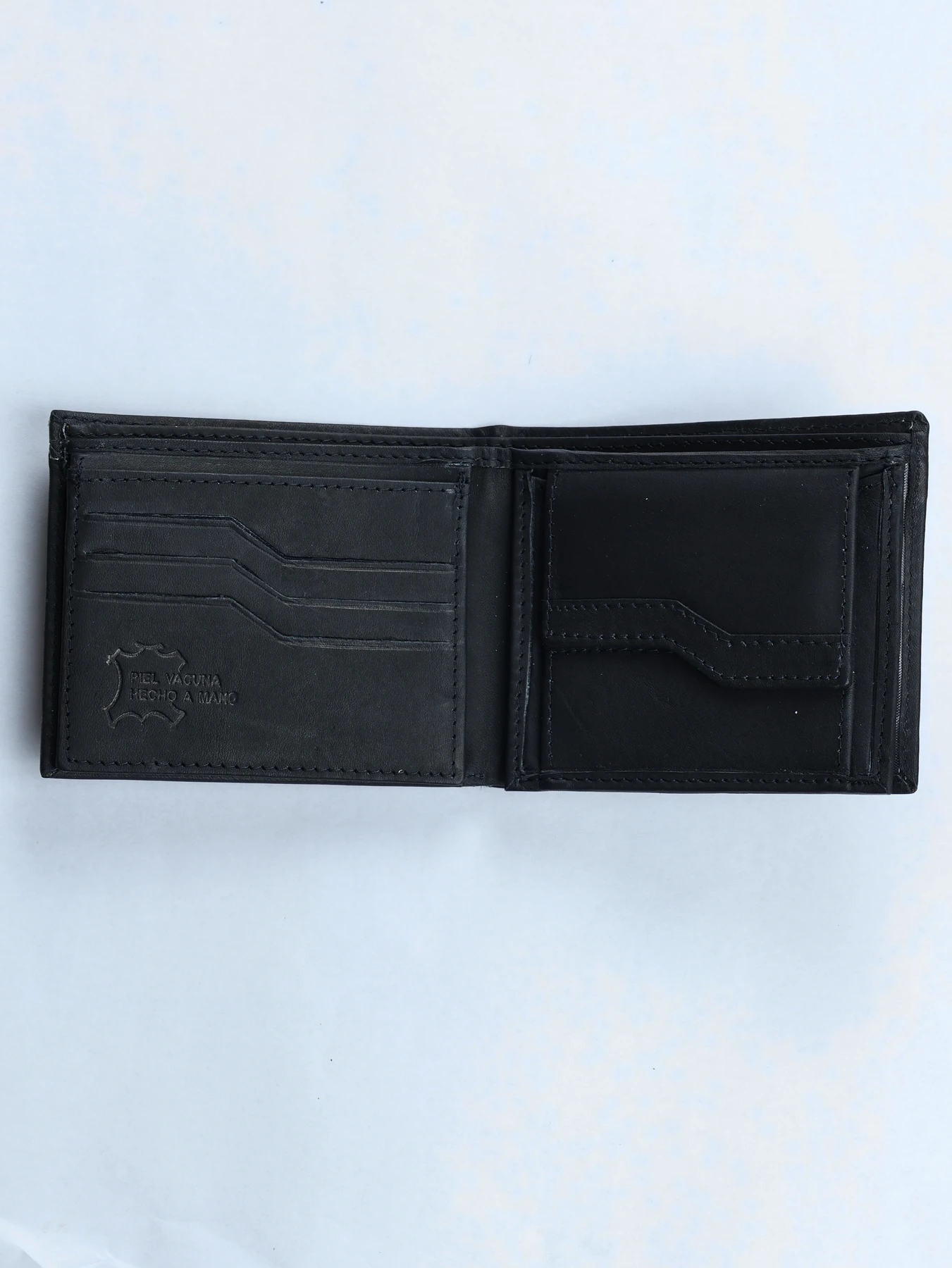 Cartera americana con monedero · Negro · imagen 2