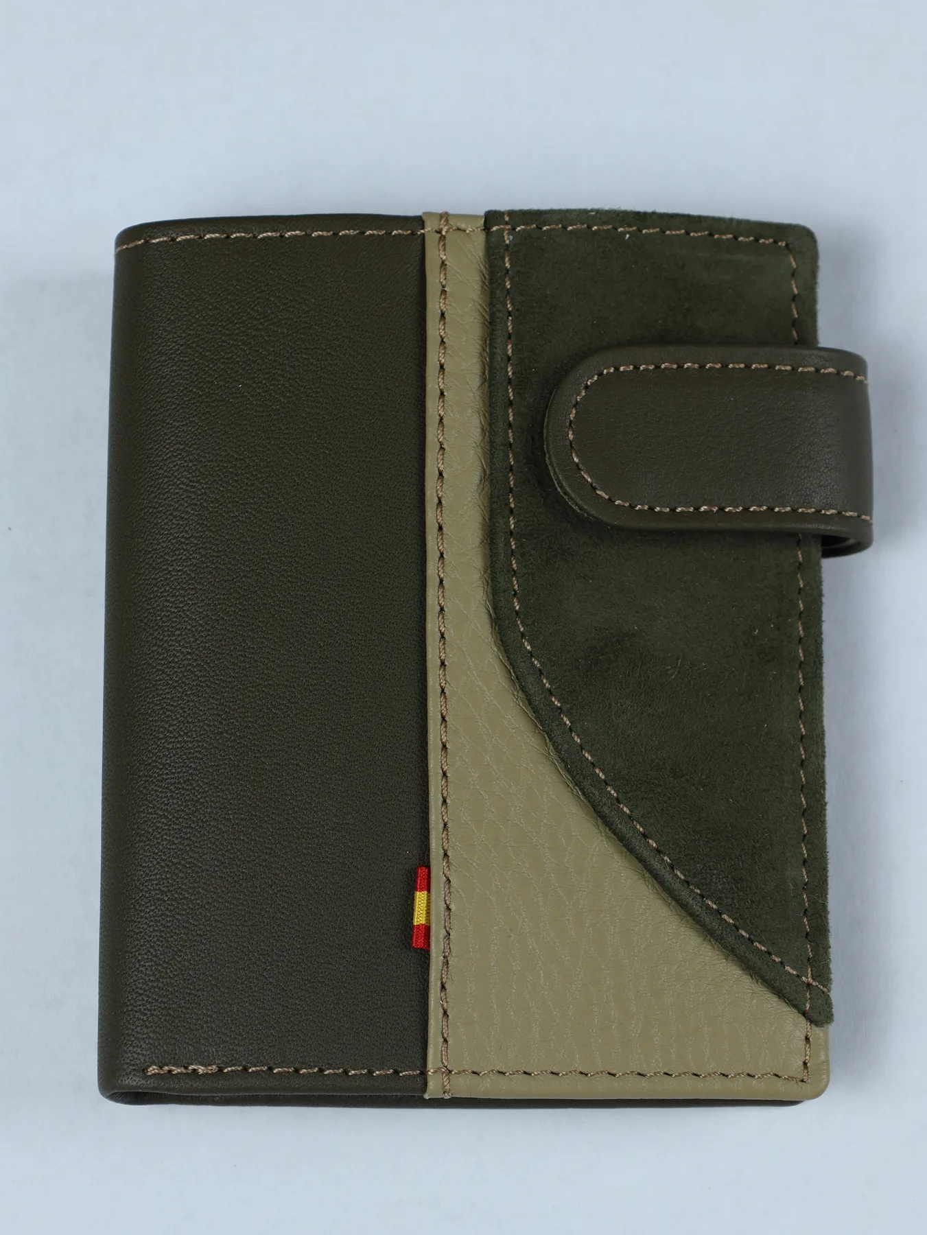 Cartera combinada bandera de España · Verde · imagen 1