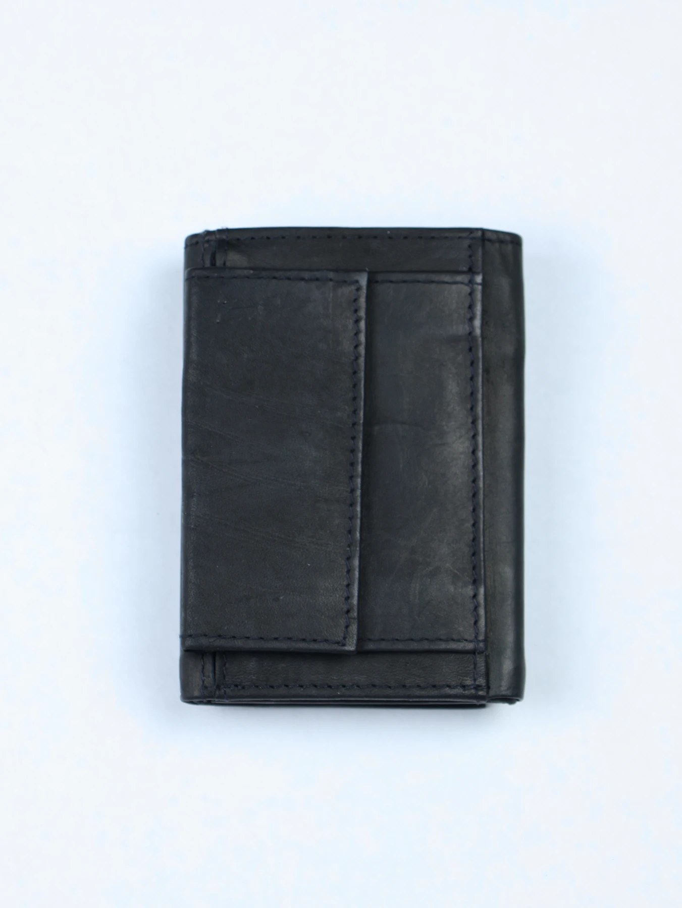 Monedero mini de piel · Negro · imagen 1