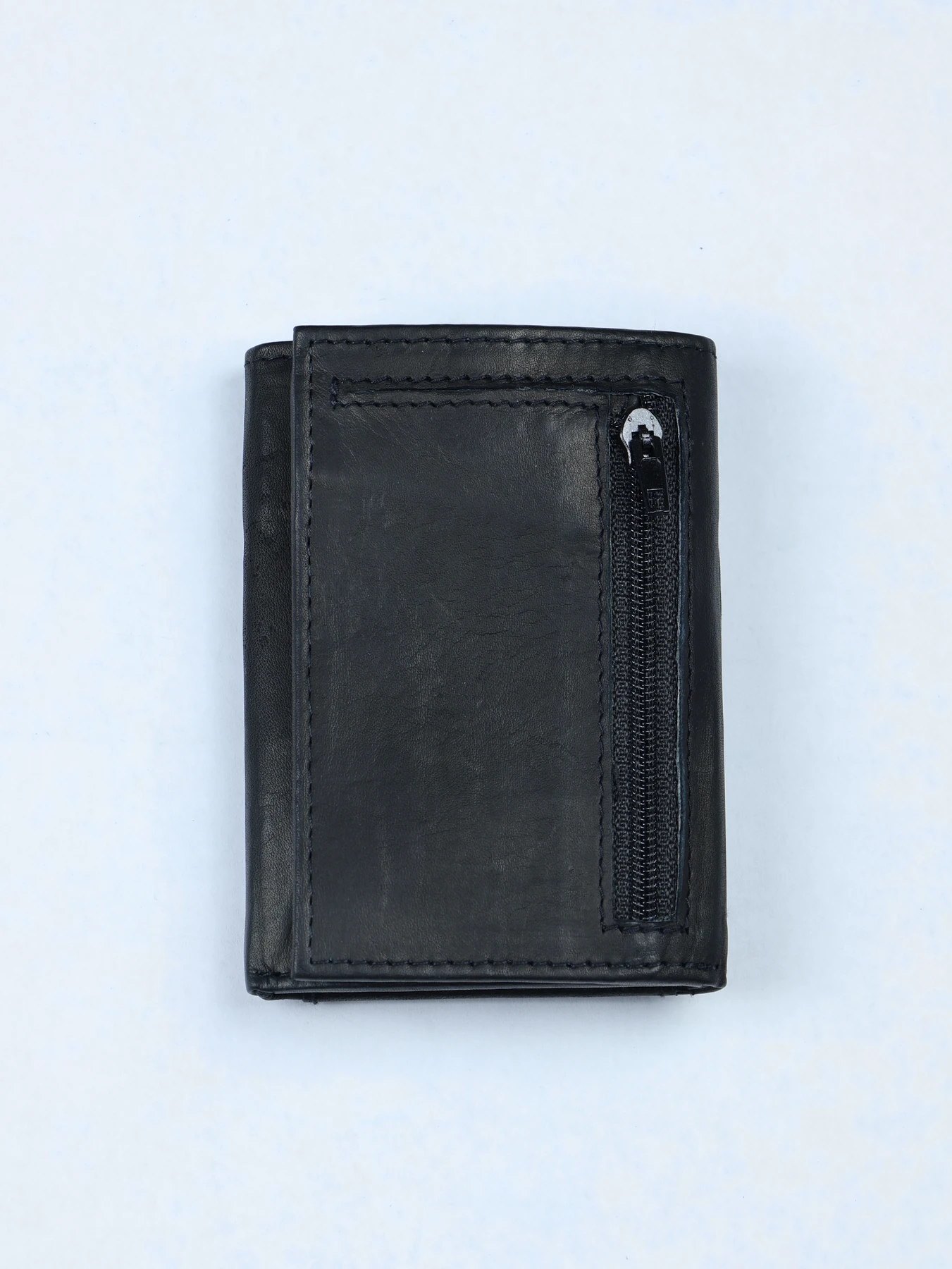 Monedero mini de piel · Negro · imagen 2