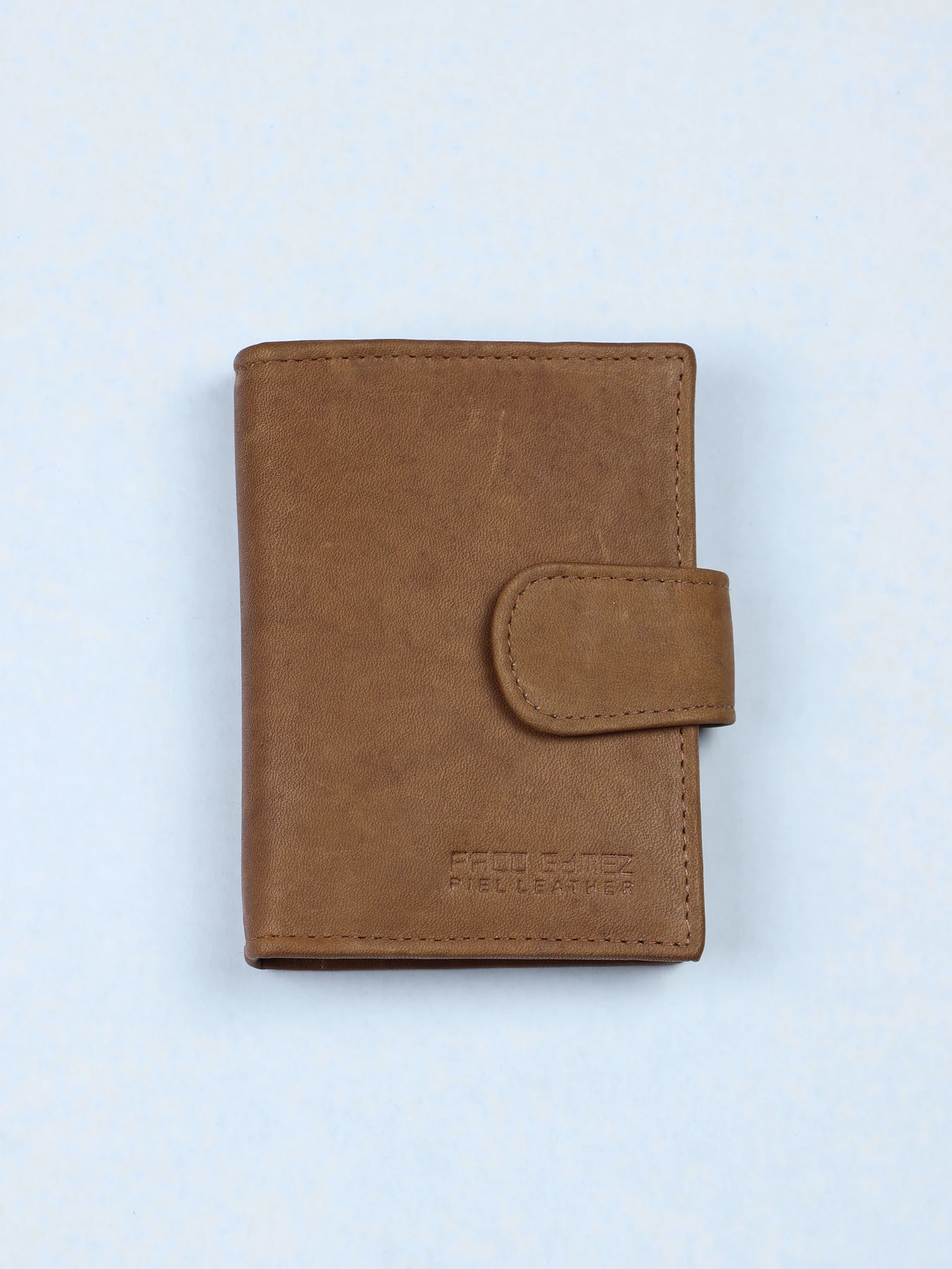 Cartera tarjetero de piel con ventana de identificación · Cuero · imagen 1