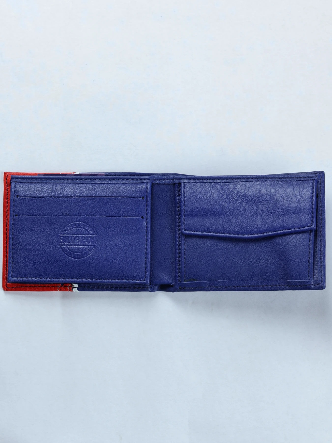 Cartera tricolor compacta · Azul-Rojo-Blanco · imagen 2