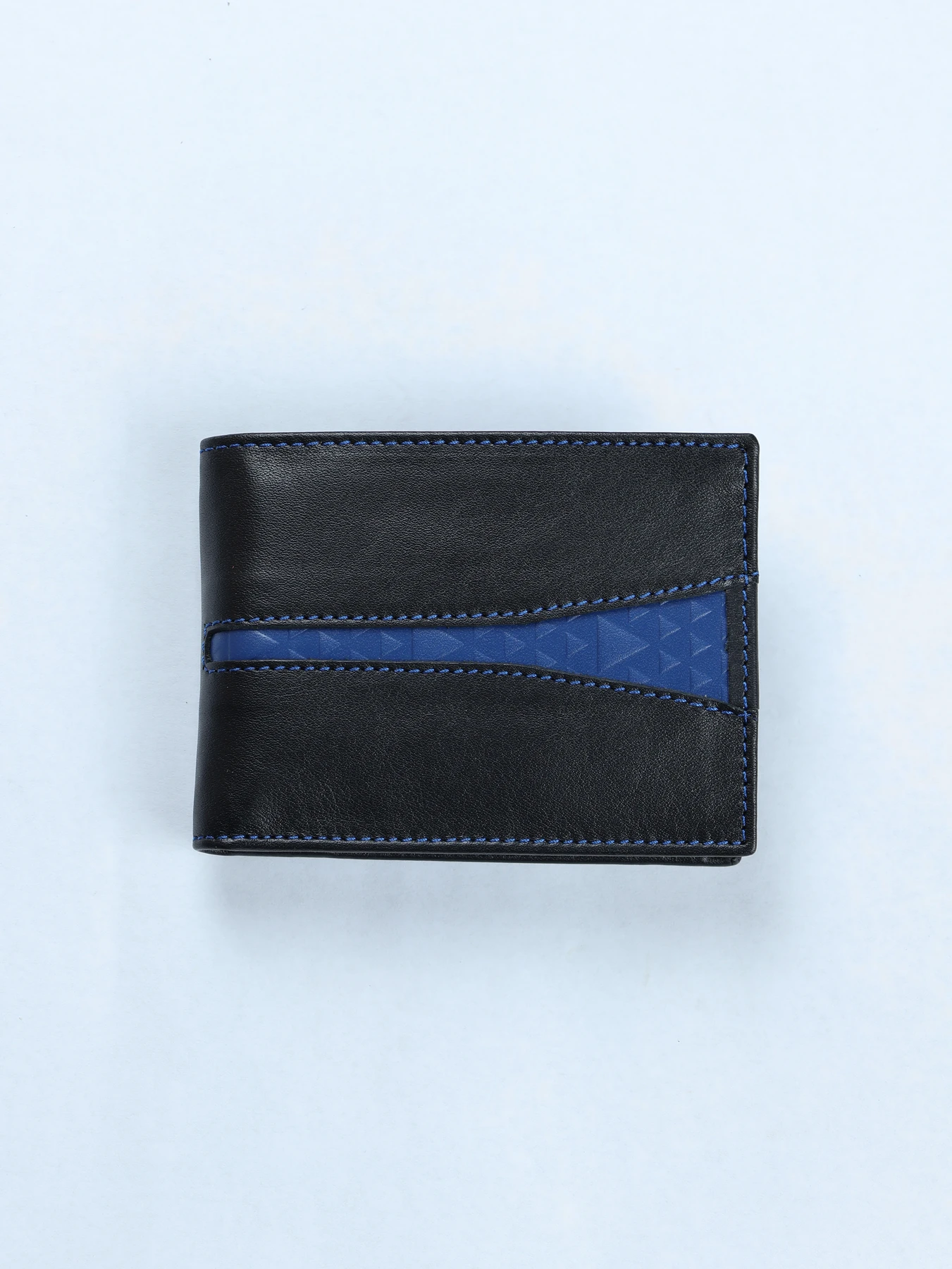 Cartera Estribo compacta · Negro-Azul · imagen 1