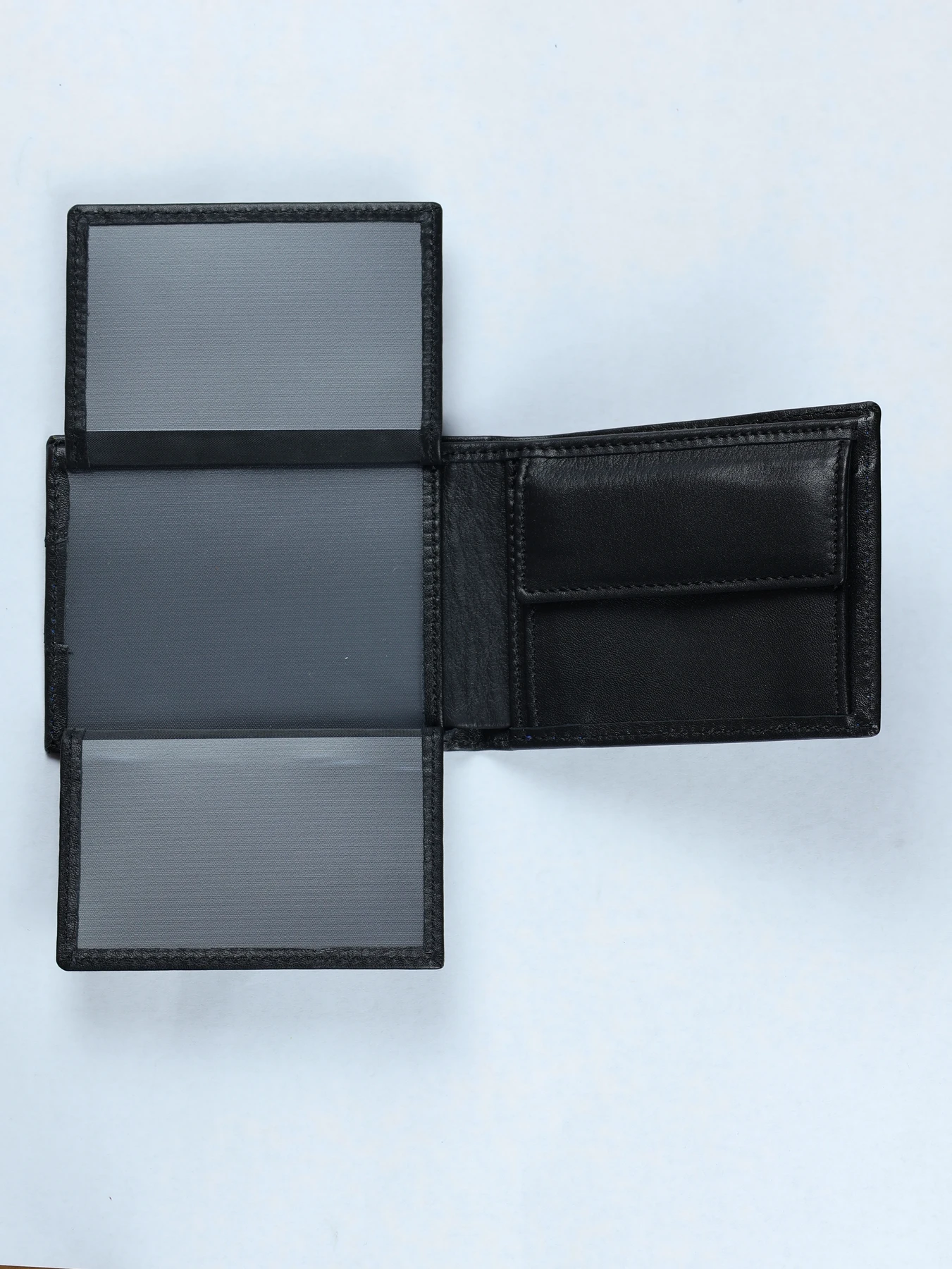 Cartera Estribo compacta · Negro-Azul · imagen 3