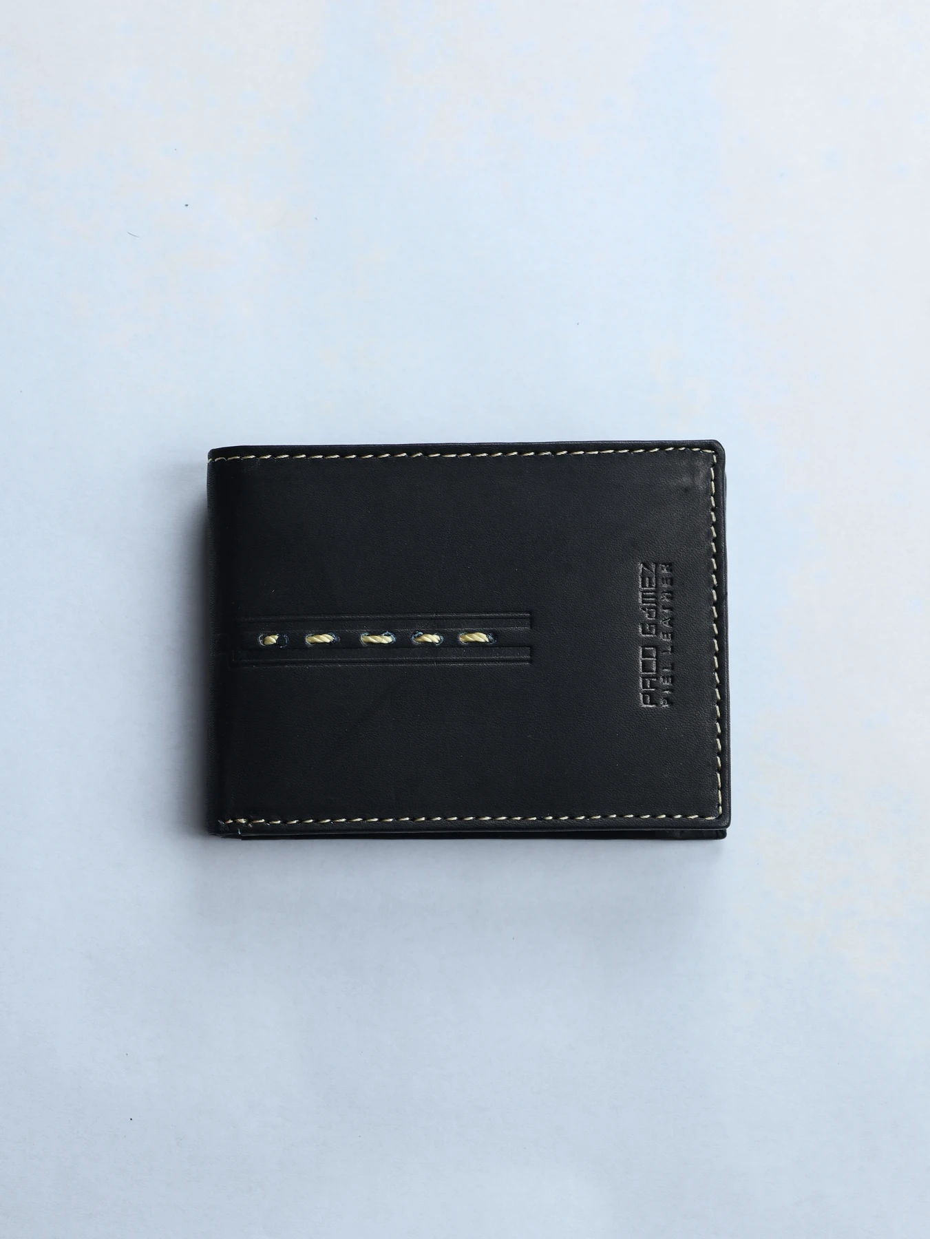 Cartera horizontal de piel · Negro · imagen 1