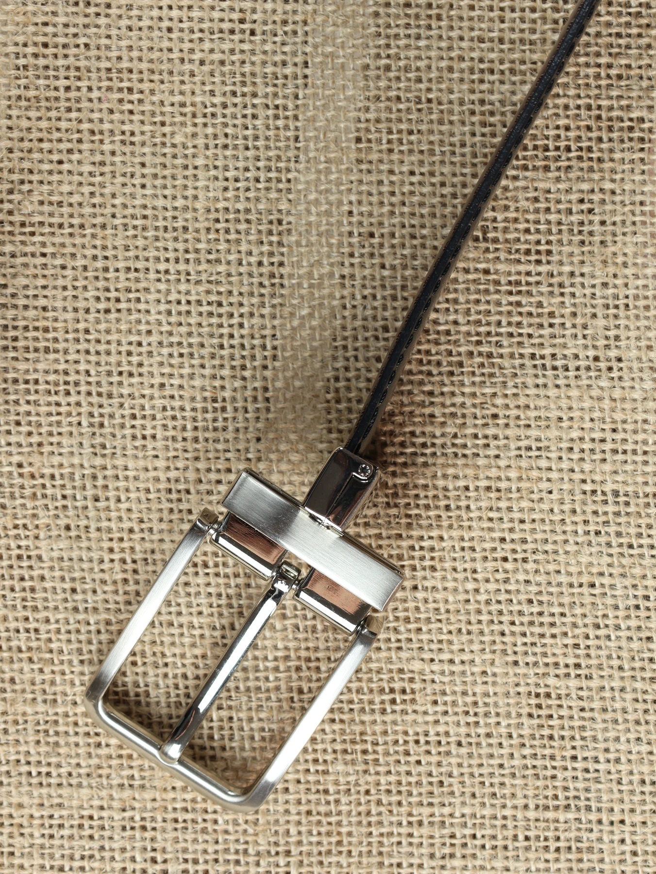Cinturón de caballero reversible Soave · Negro-Marino · imagen 3