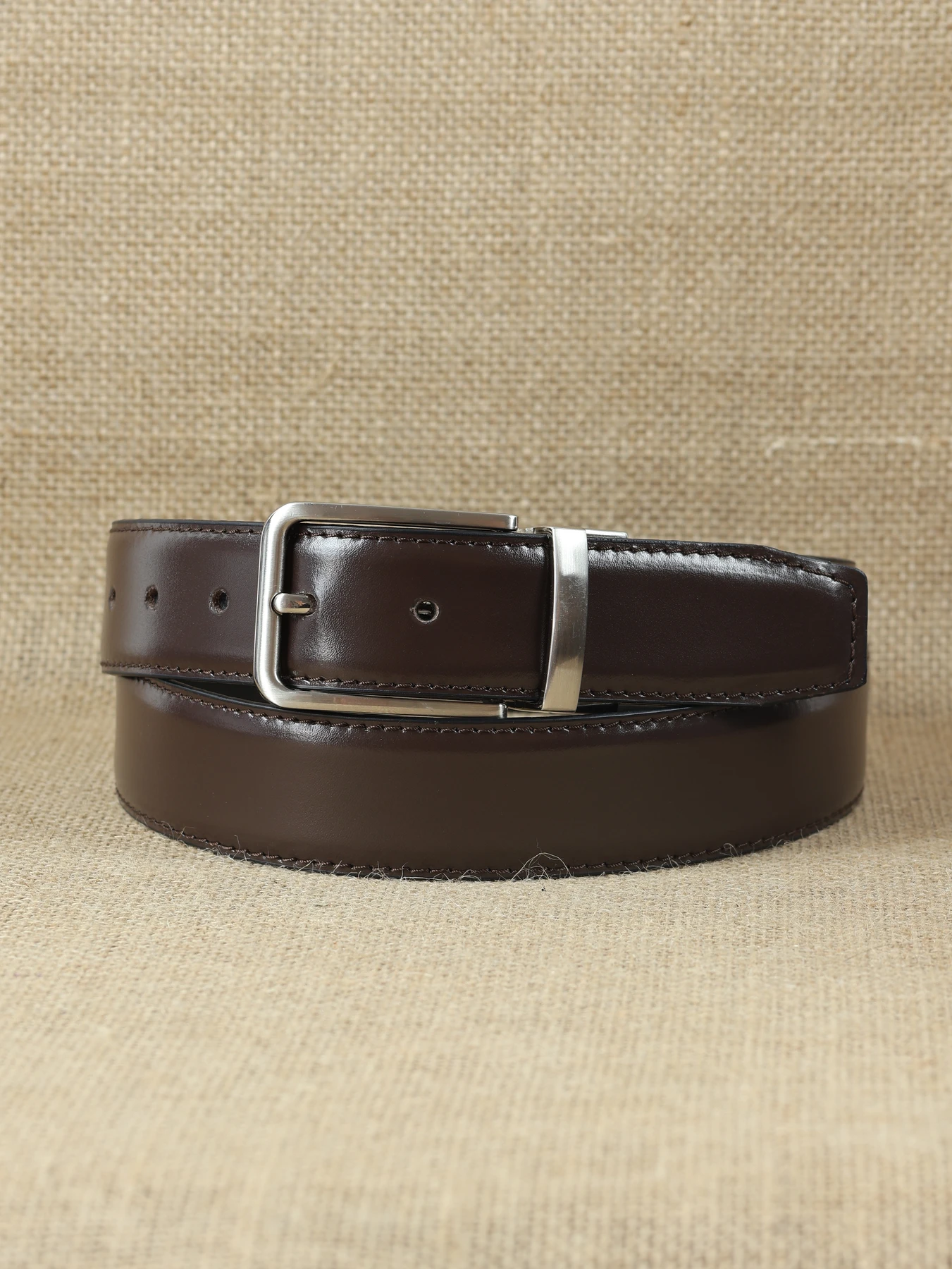 Cinturón de caballero reversible Soave · Negro-Marrón · imagen 1