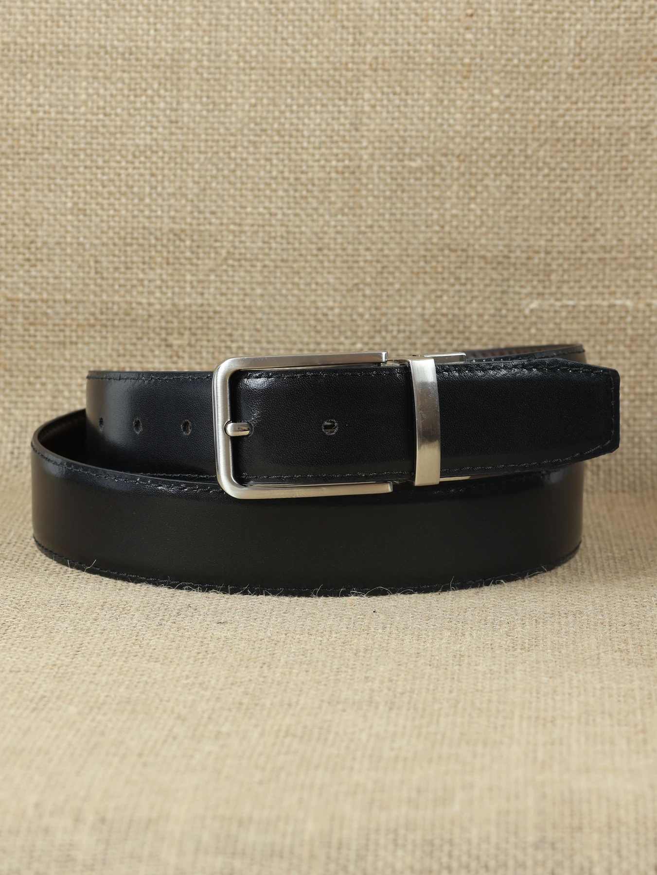 Cinturón de caballero reversible Soave · Negro-Marrón · imagen 2
