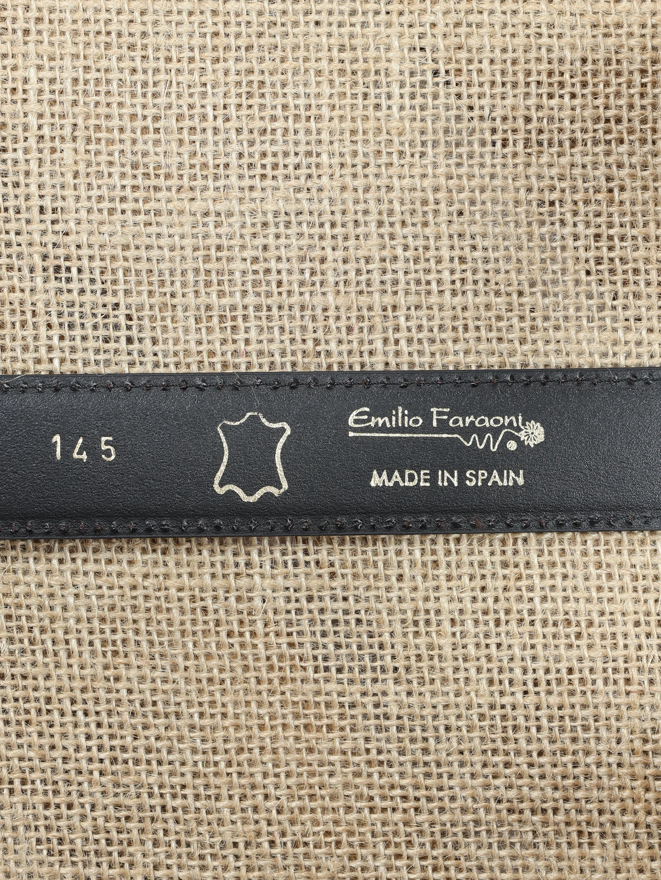 Cinturón de caballero talla especial · Marrón · imagen 3