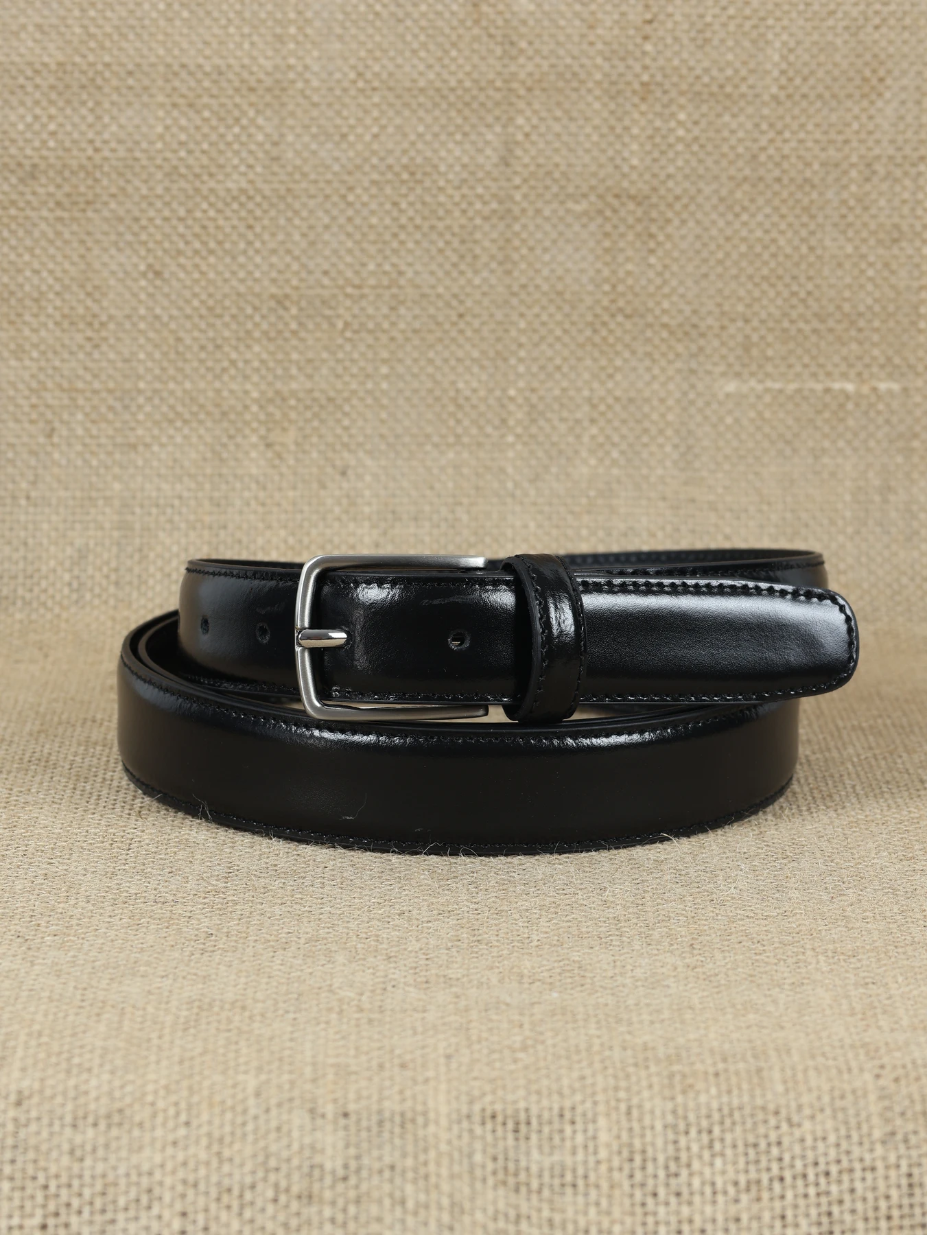 Cinturón de caballero talla especial · Negro · imagen 1