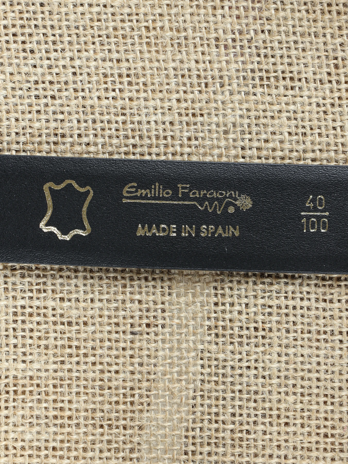 Cinturón de caballero napa sin pespunte · Marino · imagen 3