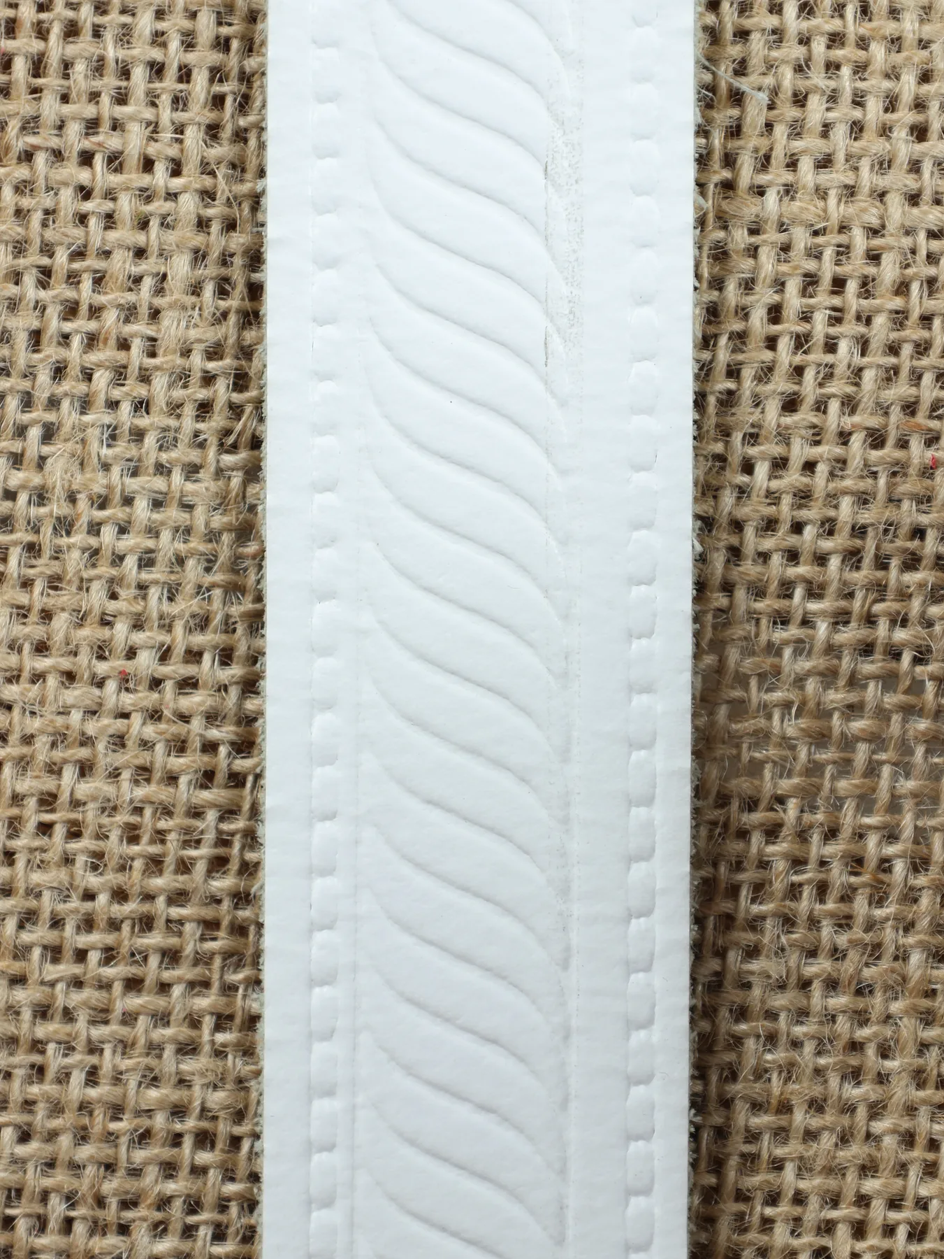 Cinturón de caballero grabado de olas · Blanco · imagen 3
