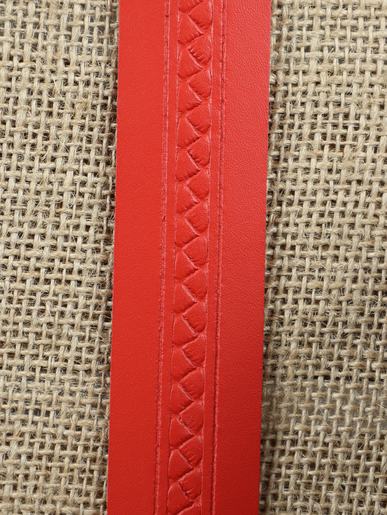 Cinturón de caballero grabado trenzado · Rojo · imagen 3