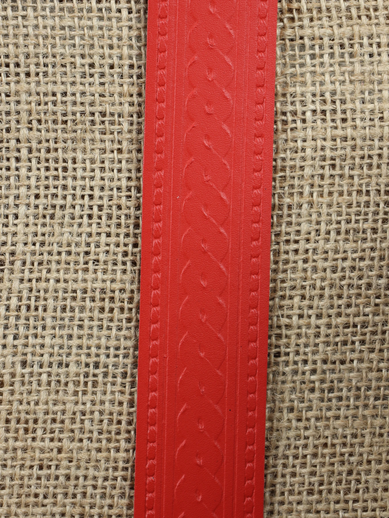 Cinturón de caballero grabado de ochos · Rojo · imagen 3