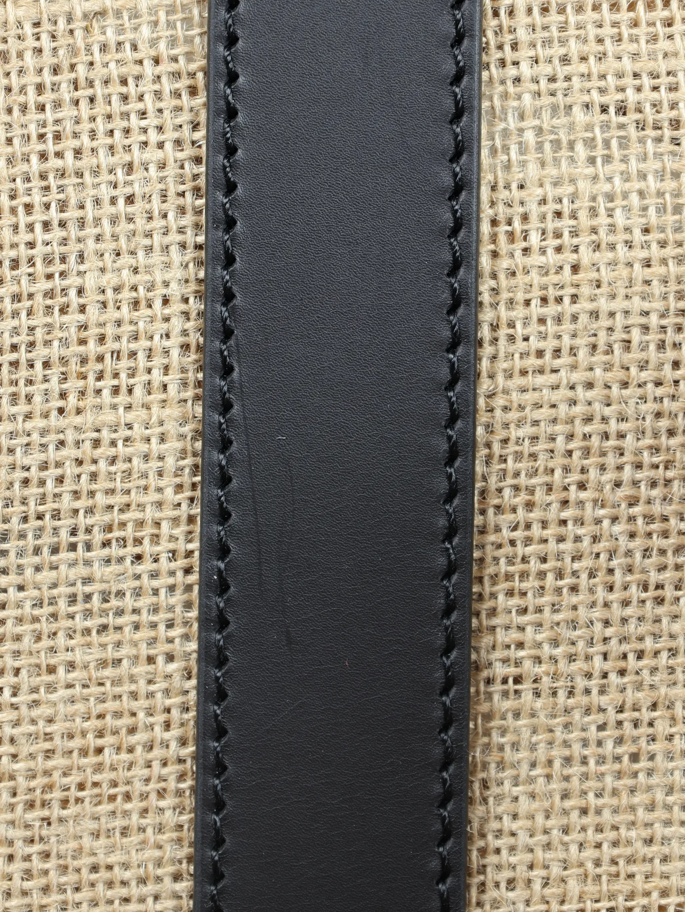 Cinturón de caballero serraje cosido · Negro · imagen 3