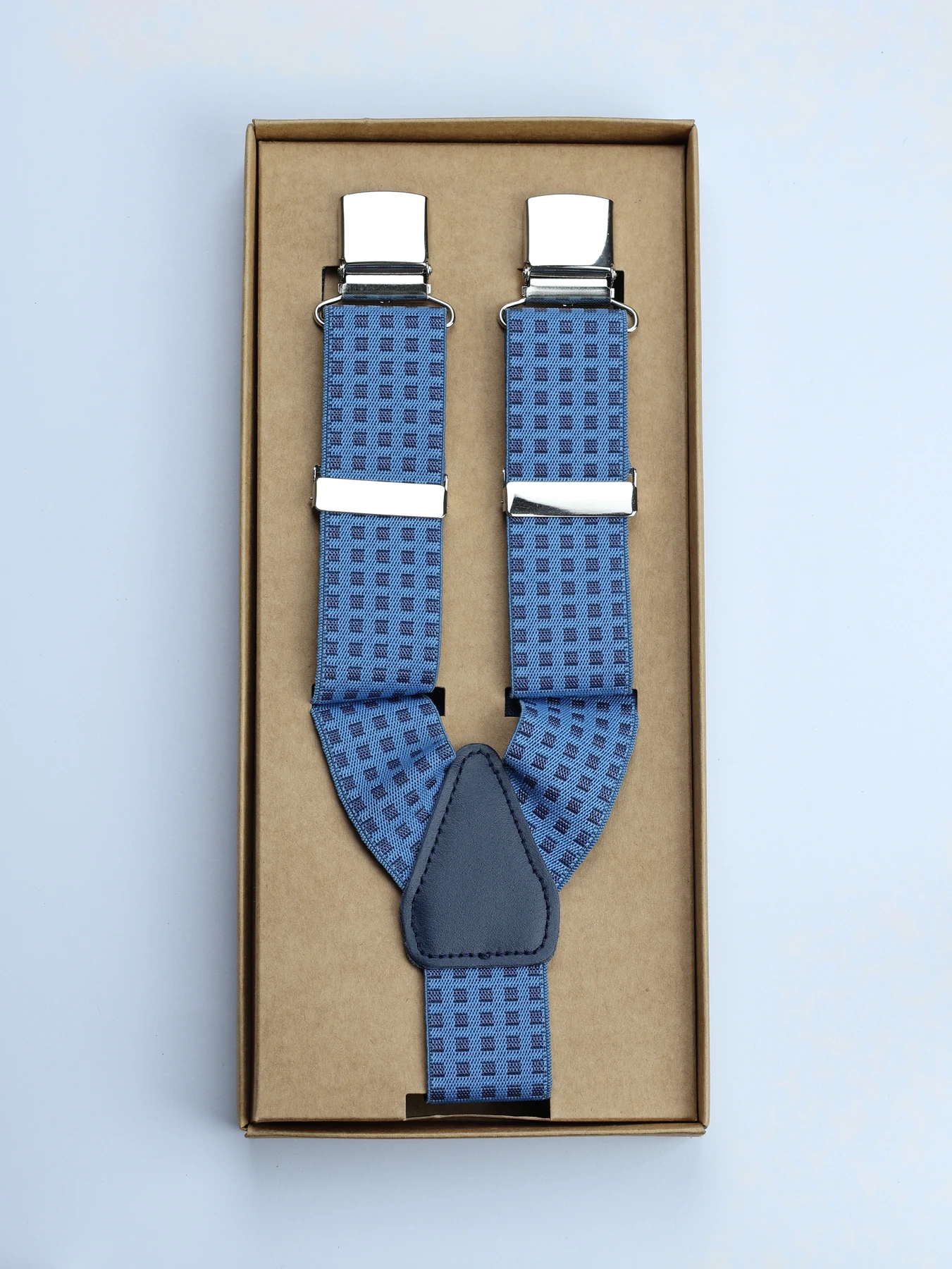 Tirantes elásticos de cuadros · Azul · imagen 1