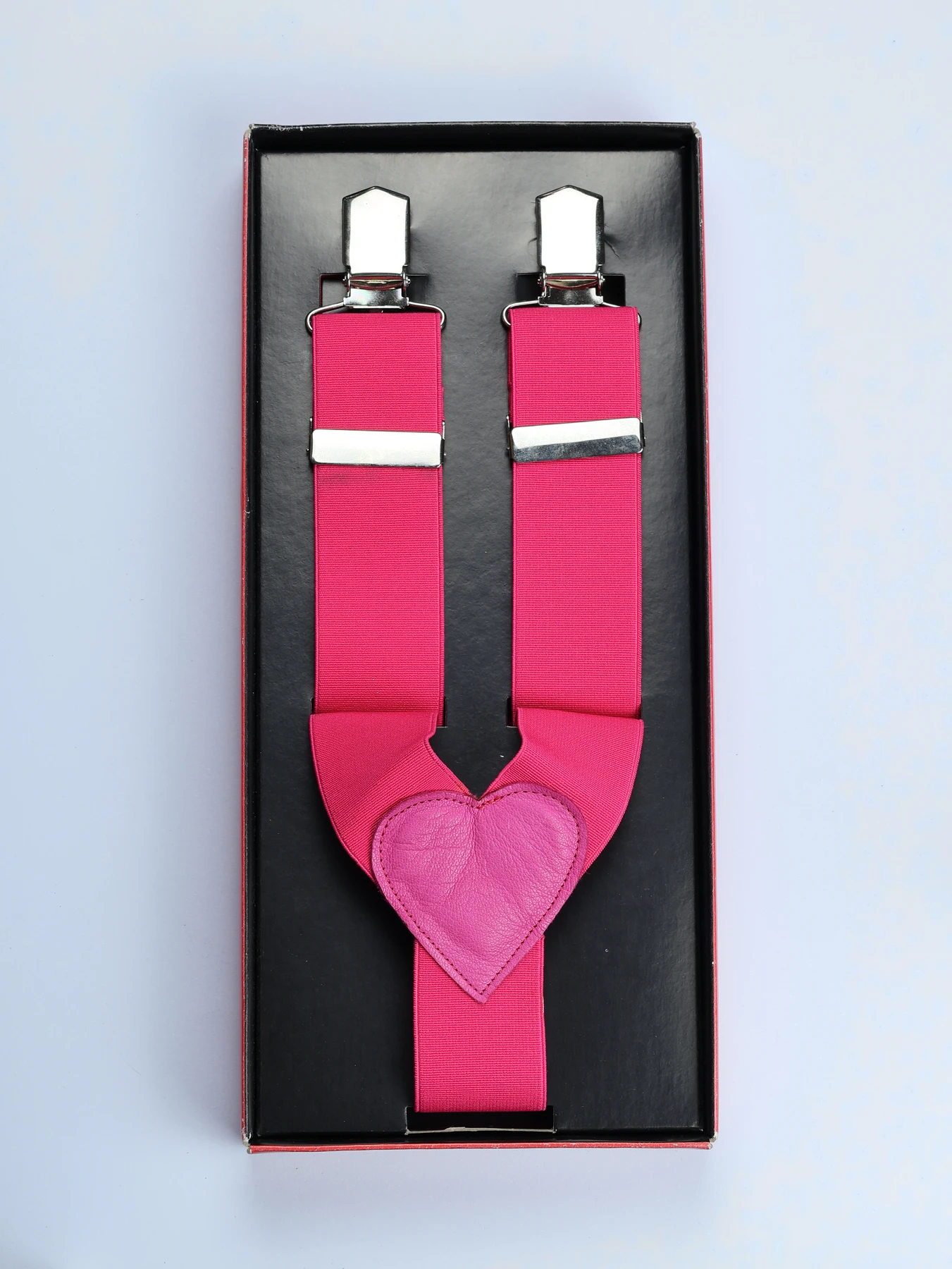 Tirantes elásticos con corazón · Fucsia · imagen 1