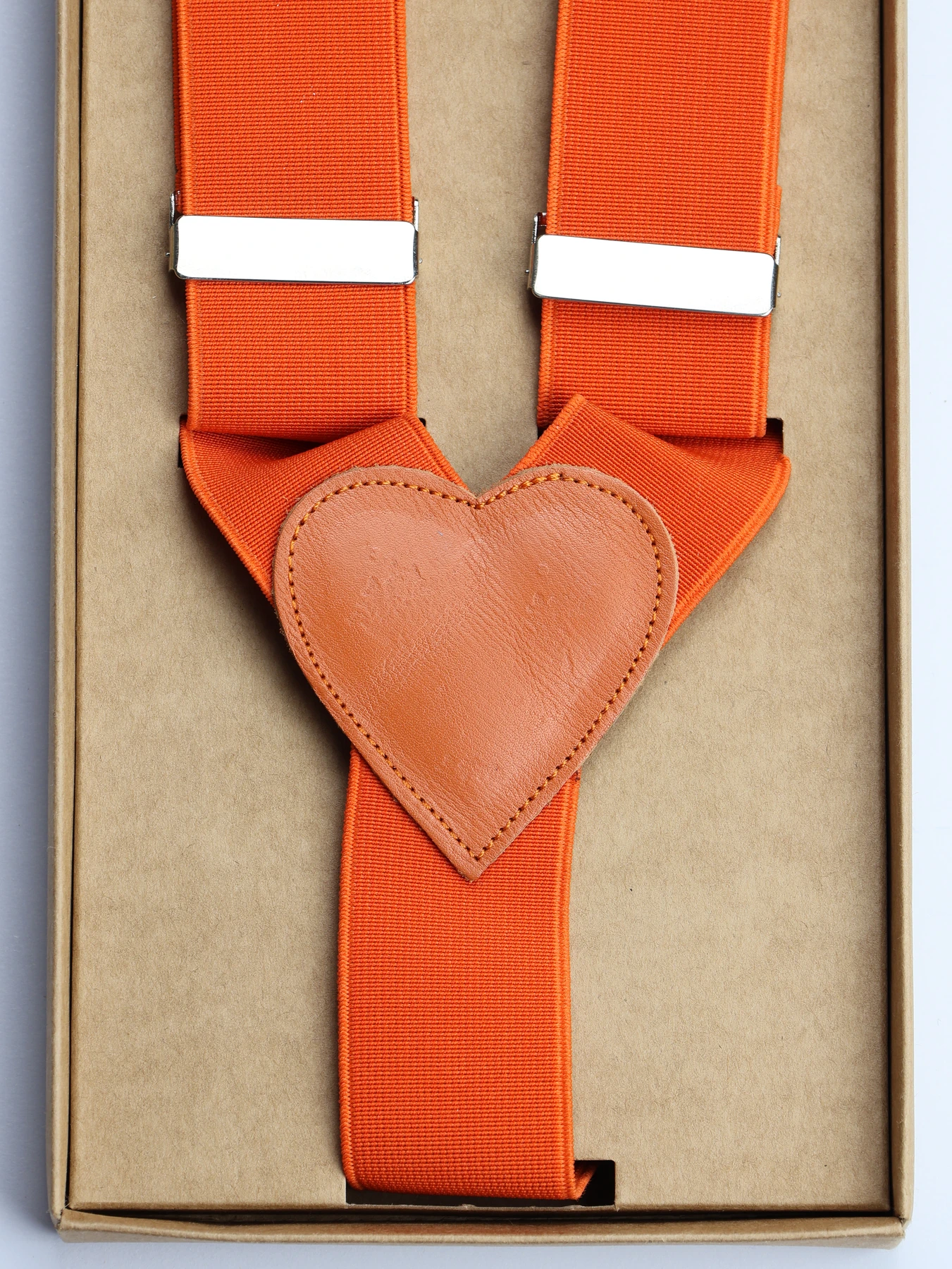 Tirantes elásticos con corazón · Naranja · imagen 2